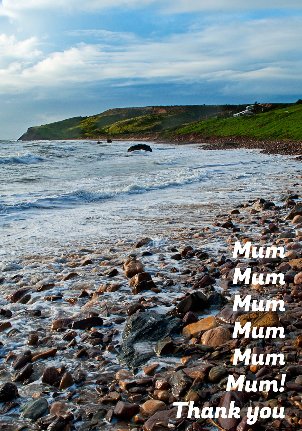 Mum Mum Mum Mother's Day Card