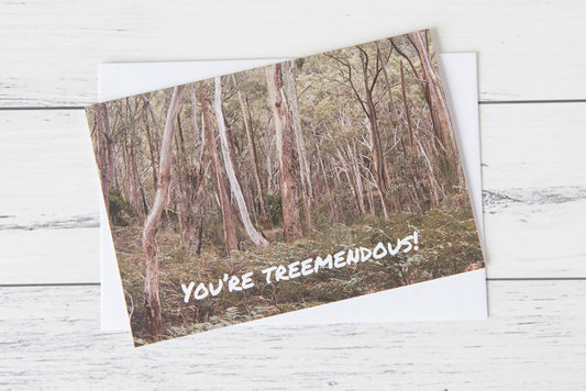 Treemendous Mother's Day Card Print at Home