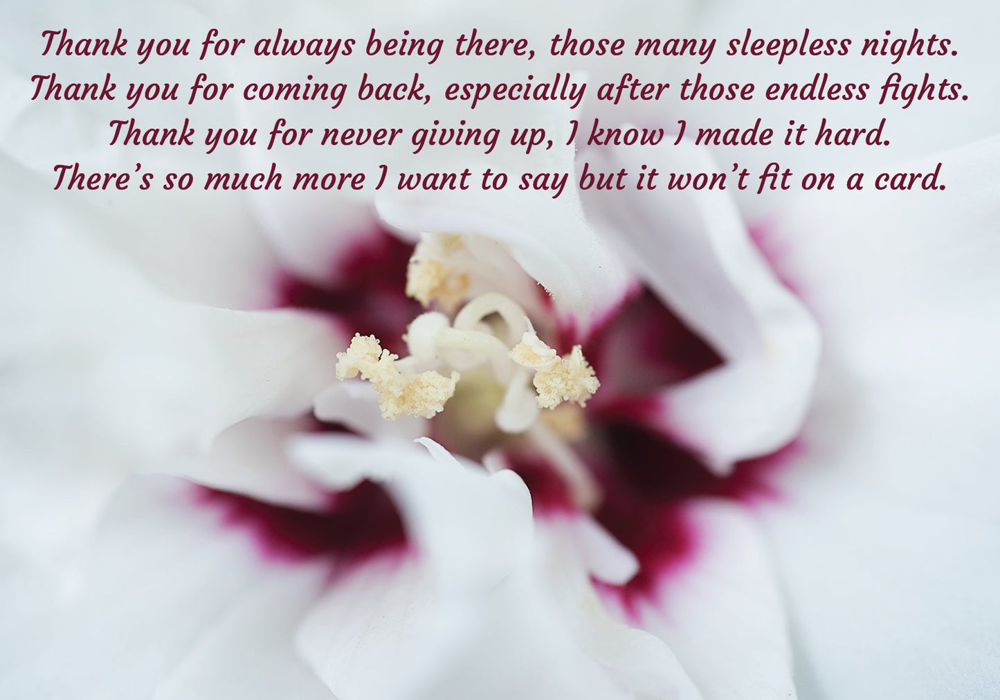 Mother's Day Poem Card Print at Home