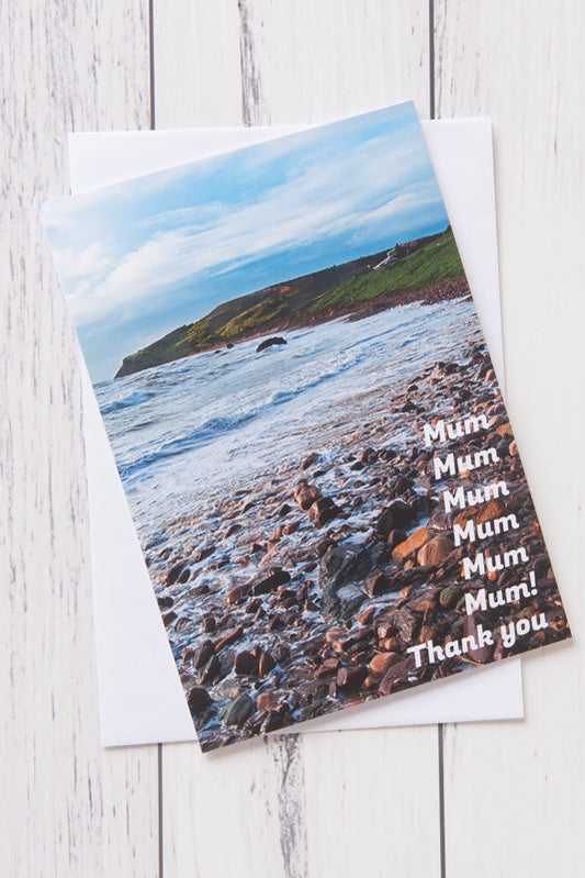 Mum Mum Mum Mother's Day Card Print at Home